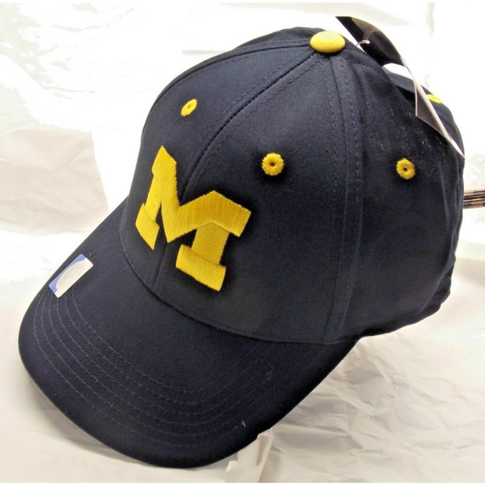NCAA Michigan Wolverines Trucker Hat Hook and Loop Closure Collegiate Headwear